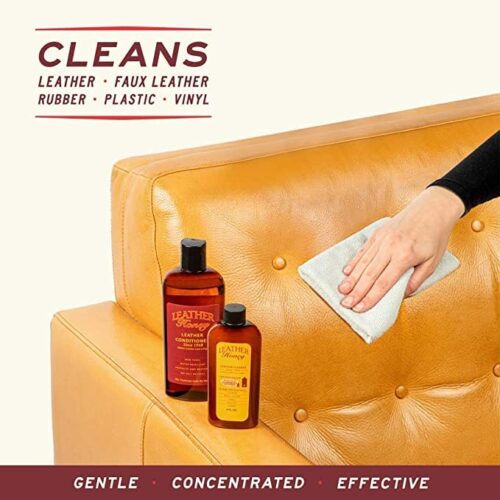 Leather Honey Leather Cleaner The Best Leather Cleaner for Vinyl and Leather Apparel, Furniture, Auto Interior, Shoes… - Image 4